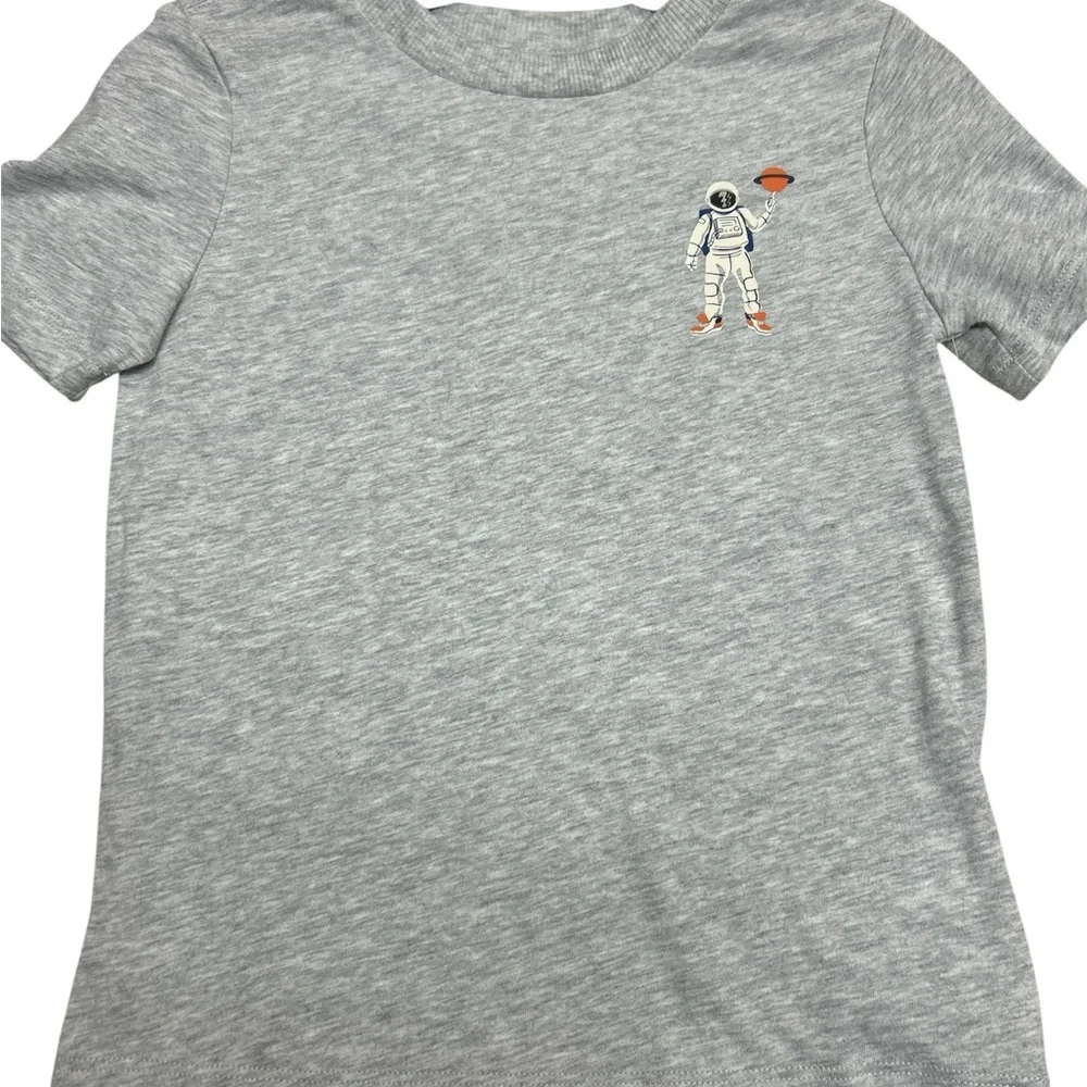 Gray Kids Shirt with Astronaut Design - Picture 1 of 2